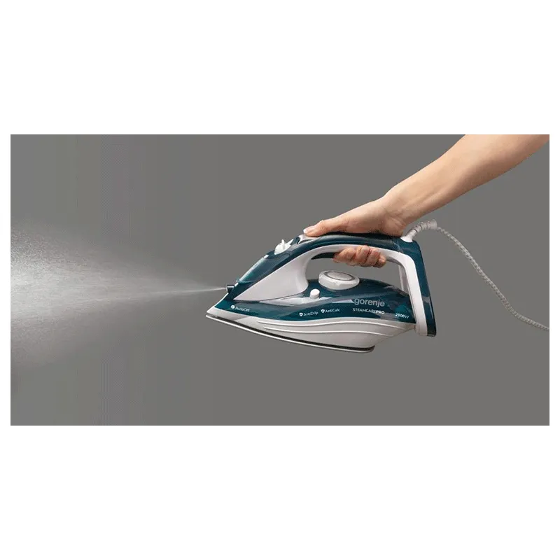 اتو بخار دستی گرنیه مدل SIH2800TQC رنگ آبی - تصویر 11